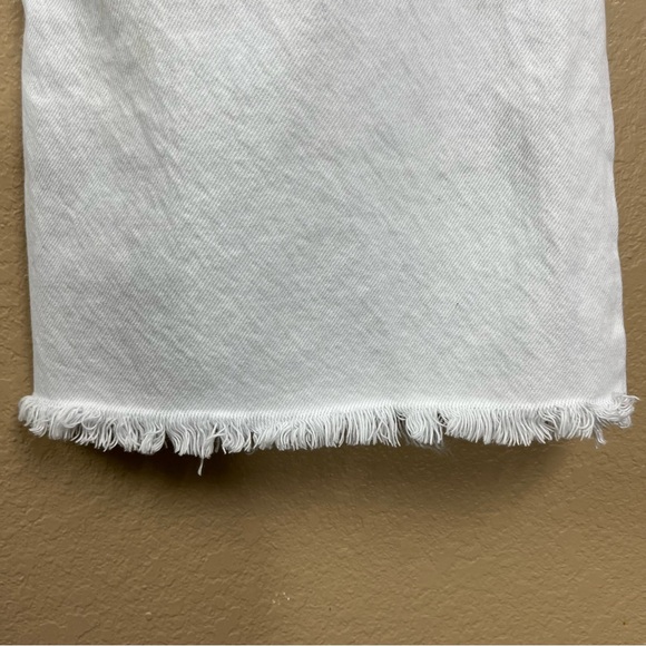 Rolla’s Eastcoast Crop Flare High Rise White Jeans - Picture 9 of 9